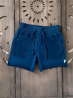 Women’s Athletic Drawstring Shorts in Navy Blue